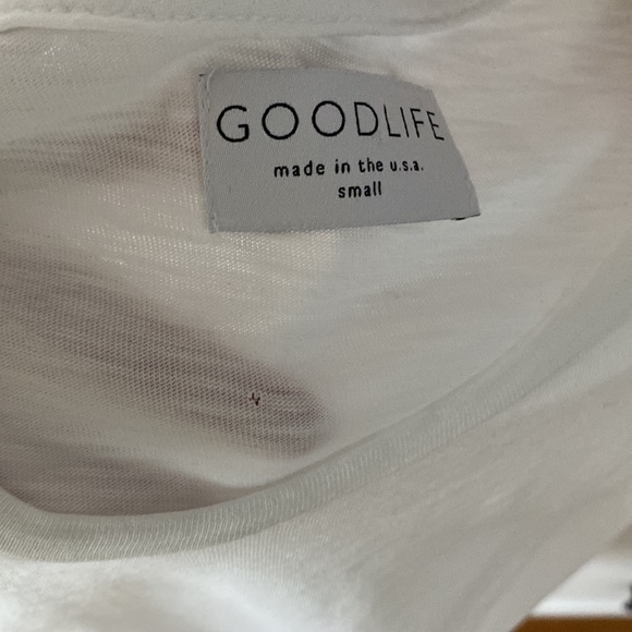 GOOD LIFE White T-Shirt size small - Picture 8 of 8